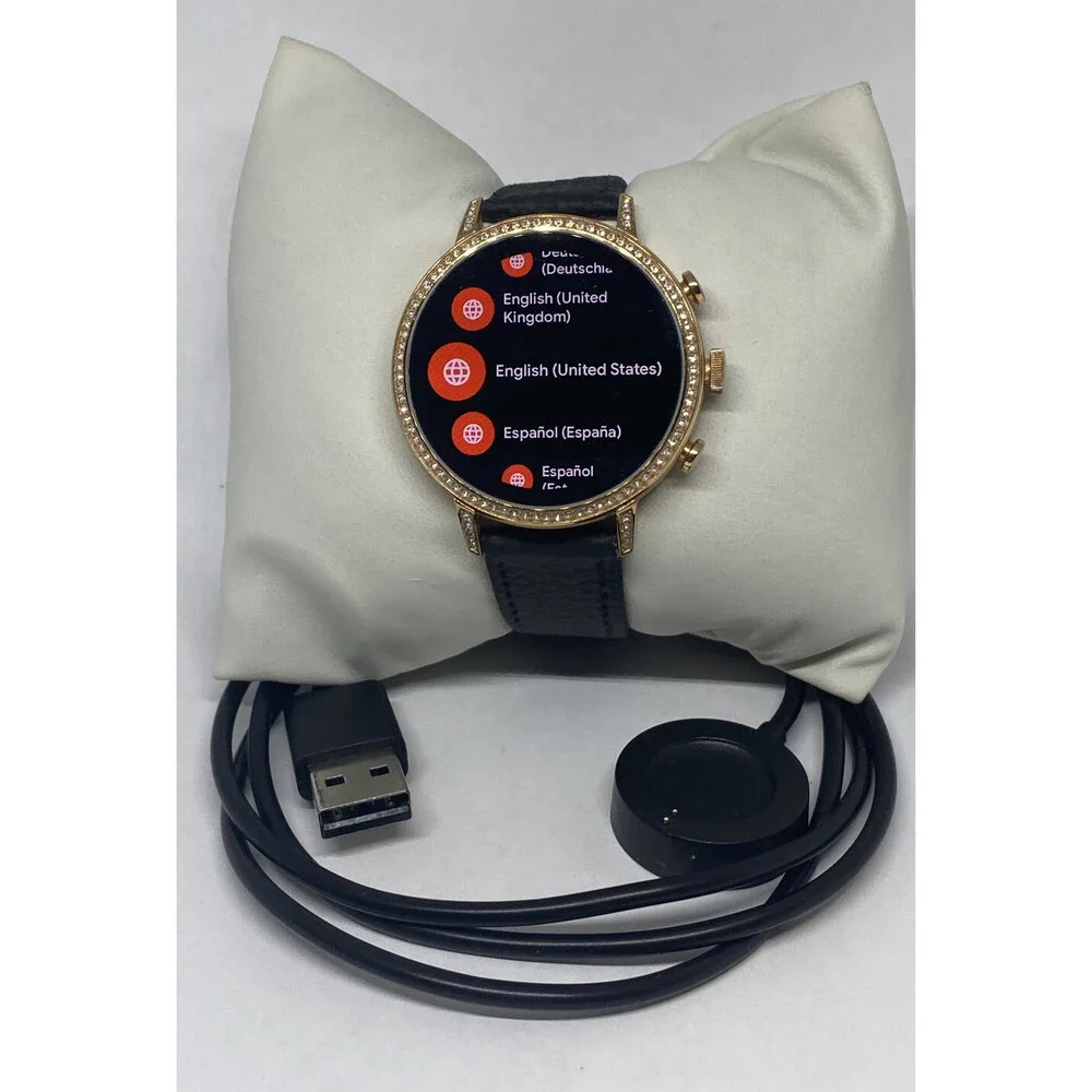 Fossil Gen 4 Authentic Digital Dial Smart Watch Custom Band FTW6015 DC139